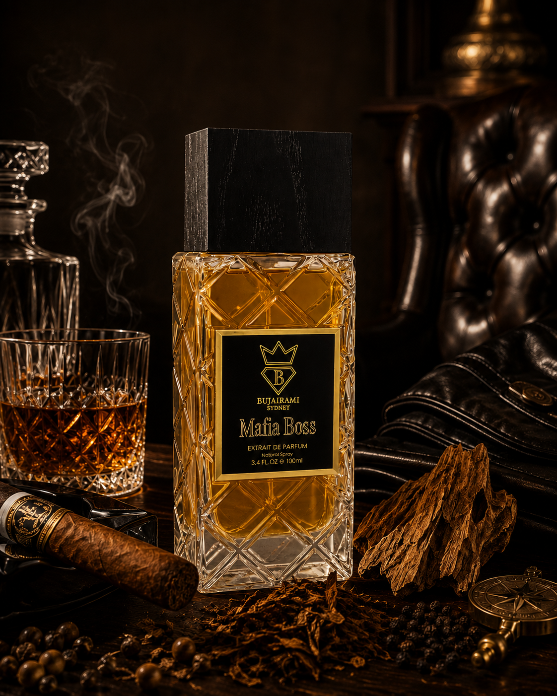 Bujairami Mafia Boss [Extrait De Parfum] | Inspired by Clive Christian’s Blonde amber